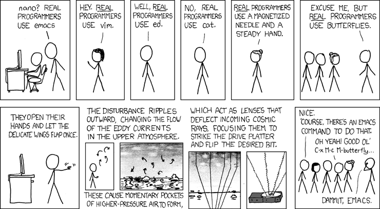 Real Programmers xkcd