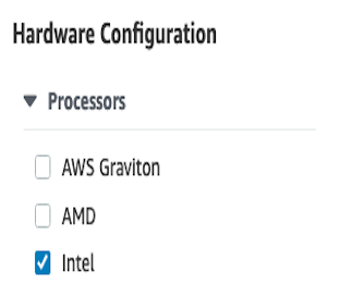 AWS Made Easy - AWS EC2 - Hardware configuration 